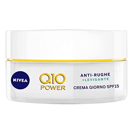 Nivea Q10 Anti Rughe + Power Elasticizzante Porenverfeinernde Giorno Cura Per Età Aussehende Haut, Giorno Creme Con Spf 15, 50 Ml