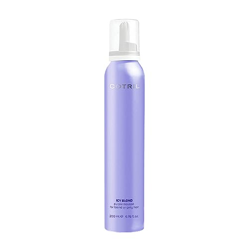 Cotril Icy Blond Blond Purple Mousse 200Ml- Mousse Antigiallo Condizionante