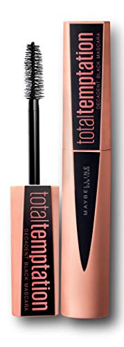 Maybelline Total Temptation Decadent Black Máscara De Pestañas Negro Intenso Volumen- 9,4 Ml