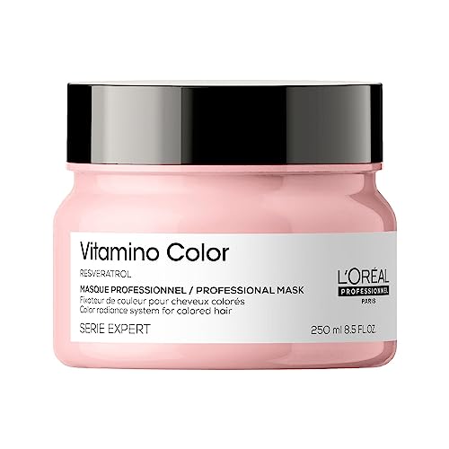 L'Oréal Professionnel Paris | Maschera Professionale Per Capelli Colorati Vitamino Color Serie Expert, Formula Idratante Anti-Sbiadimento, 250 Ml