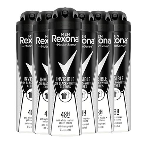 Rexona Rexona Men Deospray Invisible On Black + White Clothes Anti-Transpirant 150 Ml