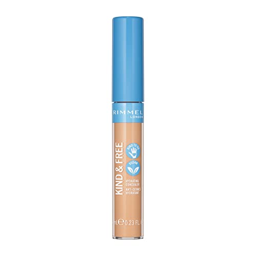 Rimmel London, Correttore Liquido Idratante Kind & Free, A Lunga Durata, Con Vitamine E, B5 E Aloe Vera, Cruelty-Free E Vegano, Tonalità 10 Fair, 7 Ml