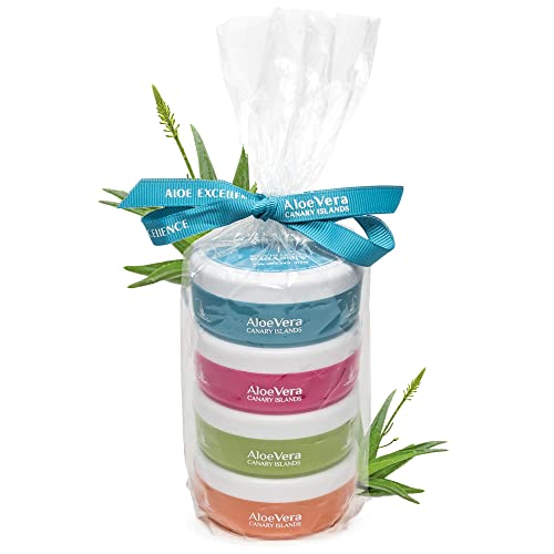 Aloe Excellence – Pack De Cremas De Aloe Vera | Crema Revitalizante + Nutritiva + Hidratante + Regeneradora | Para Rostro Y Cuerpo | Uso Diario, 100%