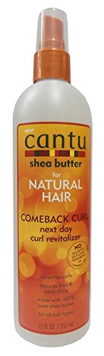 Cantu Shea Butter Natural Hair Comeback Curl Next Day Curl Revitalizer 355Ml