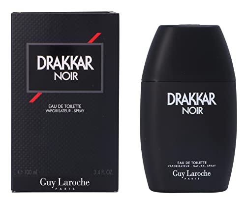 Guy Laroche Drakkar Noir Water Toilet Spray Per Uomo, 3.3 Oz/100 Ml
