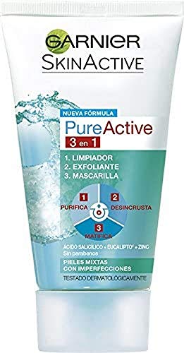 Garnier Struccante, Pure Active 3-In-1 Cleansing Gel, 150 Ml