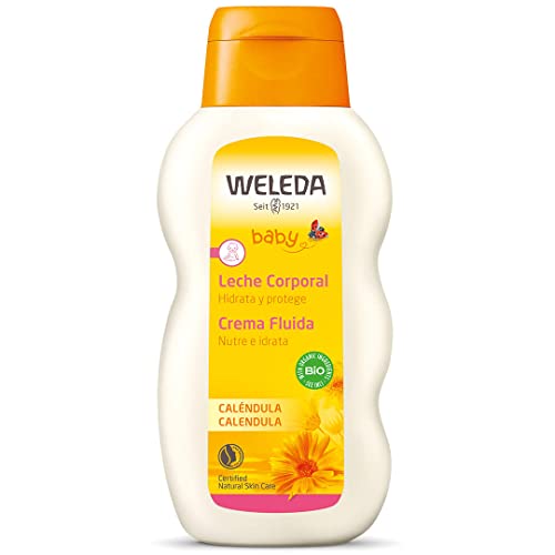 Weleda Baby Crema Fluida Calendula, Nutre E Idrata, Di Facile Assorbimento E Delicatamente Profumata Per La Pelle Dei Più Piccoli, Sostiene Le Natural