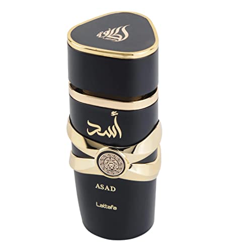 Asad Lattafa Unisex Eau De Parfum Spray, 100 Ml Uomo Donna Profumo, 1 Item