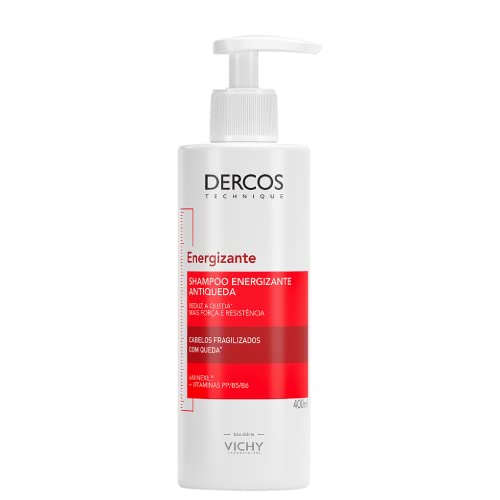 Shampoo Tecnico Dercos Energizzante Antiqueda Com Aminexil E Vitamine 400 Ml