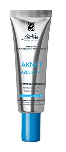 Bionike Aknet Azelike Plus - Trattamento Viso Intensivo Con Acido Azelaico Per Pelli A Tendenza Acneica Con Punti Bianchi E Neri, Contrasta L'Infiamma