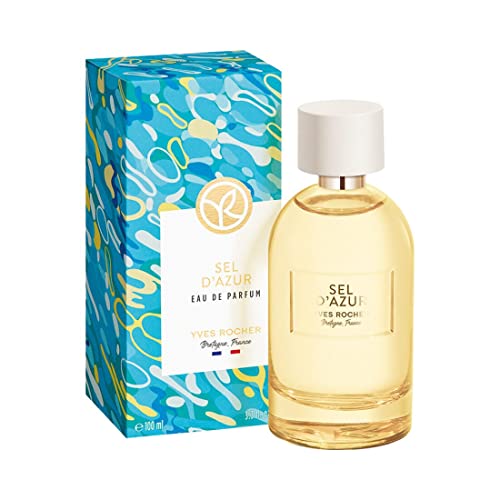 Yves Rocher Pleines Nature, Eau De Parfum Sel D'Azur, Cielo Blu Infinito, Brezza Salata, 1 Nebulizzatore Da 100 Ml