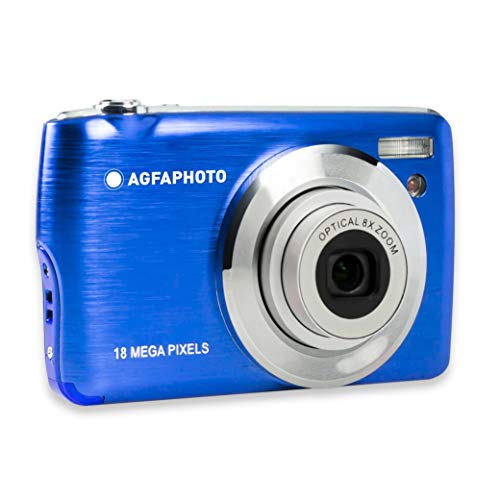 Agfa Photo Realishot Dc8200 - Fotocamera Digitale Compatta Cam (18 Mp, Video Full Hd, Schermo Lcd Da 2,7", Zoom Ottico 8X, Batteria Al Litio E Scheda