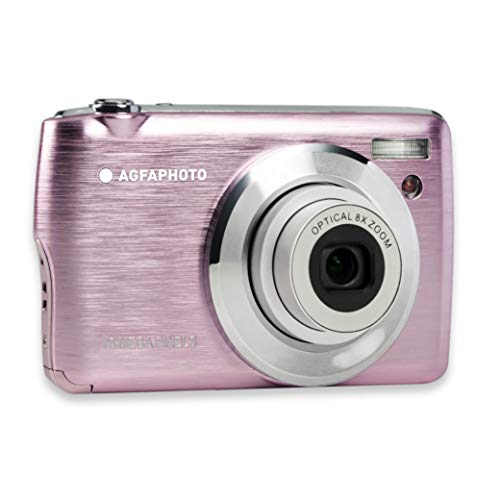 Agfa Photo Realishot Dc8200 - Fotocamera Digitale Compatta Cam (18 Mp, Video Full Hd, Schermo Lcd Da 2,7", Zoom Ottico 8X, Batteria Al Litio E Scheda