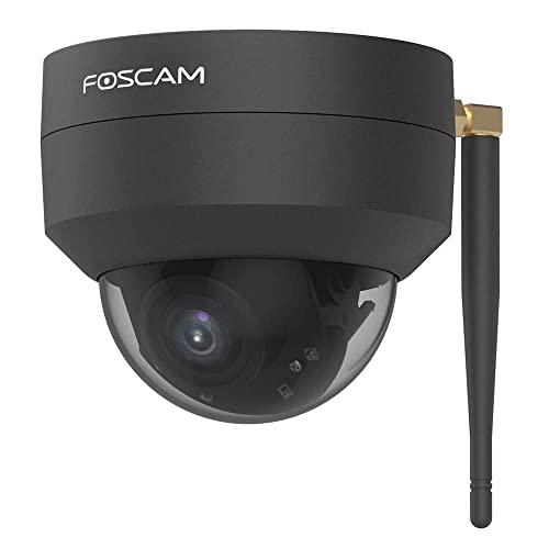 Foscam D4Z 4 Mp 2K Dual Band Wlan Ptz Dome Telecamera Di Sorveglianza Con Zoom Ottico 4X, Resistente Alle Intemperie Ip66 E Antivandalismo Ik10, Visio