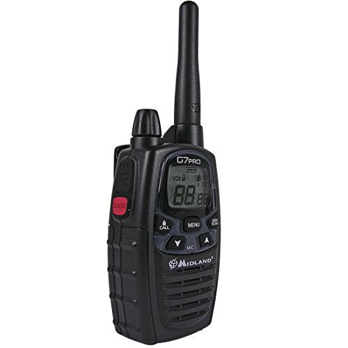 Midland C1090.02 G7 Pro 1 Radio - Old Version-, 1 Caricatore Muro, 4 Batterie 1800 Mah