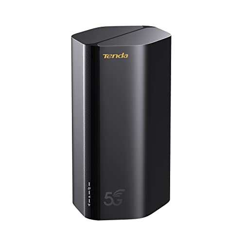 Tenda 5G03 Router 5G Nr Con Sim Slot Wifi 6 Ax1800, Velocità Fino A 4,67 Gbps, 2 Porte Gigabit, Connettere Fino A 128 Dispositivi, Plug And Play, Wpa3
