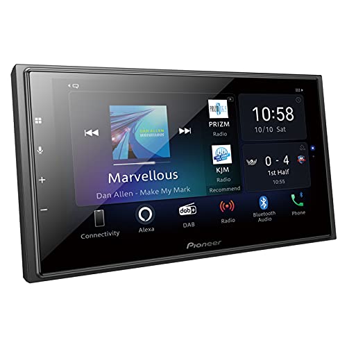 Pioneer Sph-Evo64Dab (Tablet Sytle) 1Din 6,8'' Modular Mediacenter Mit Dab+, Alexa, Apple Carplay, Android Auto, Wifi, Bluetooth