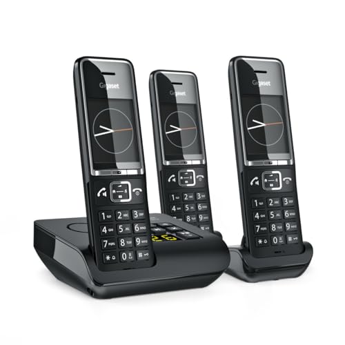 Gigaset Comfort 550A Telefono Analogico Identificatore Di Chiamata Nero