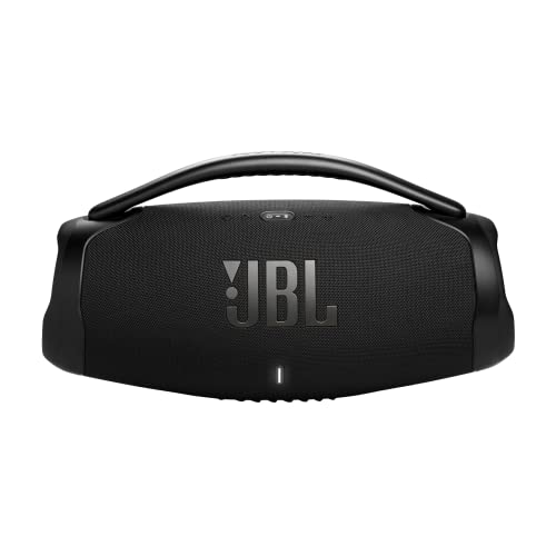 Jbl Boombox 3 Wi-Fi Speaker Wireless, Cassa Altoparlante Portatile Con Bassi Profondi, Bluetooth E Wi-Fi Integrato, Impermeabile Ip67, App Jbl One, 3D