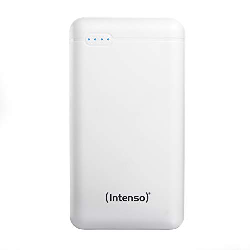 Intenso Powerbank Xs20000 - Caricabatterie Portatile (20000 Mah, Adatto Per Smartphone/Tablet Pc/Fotocamera Digitale), Bianco