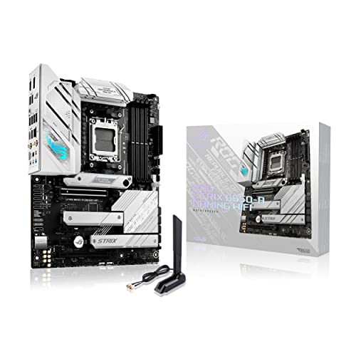 Asus Rog Strix B650-A Gaming Wifi Scheda Madre Gaming Atx, Amd B650, Am5, Ddr5, 4Xpci 4.0, Wifi 6E (802.11Ax), Intel 2.5Gb Ethernet, Rog Supremefx 7.1