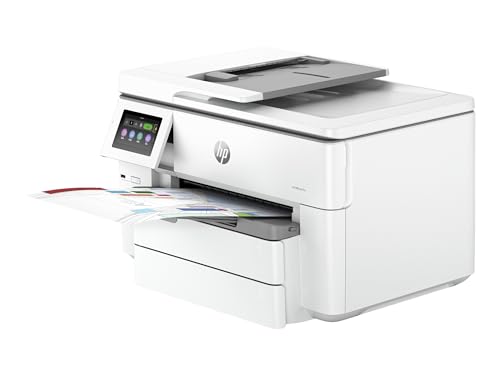 Hp Officejet Pro 9730E 537P6B, Stampante Multifunzione Per Grandi Formati, A Colori, Fronte E Retro Automatico, 22 Ppm, Wi-Fi, Hp Smart, 3 Mesi Di Inc