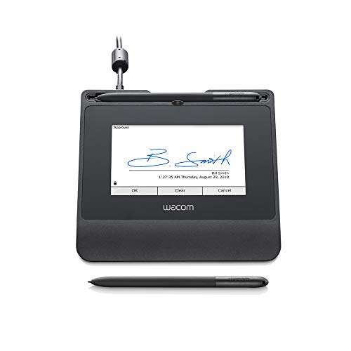 Wacom Signature Set Con Pad Stu540 Lcd Riflessivo A Colori Da 5” & Sign Pro Pdf Per Windows, Acquisizione In Tempo Reale Di Firme Elettroniche Grafome