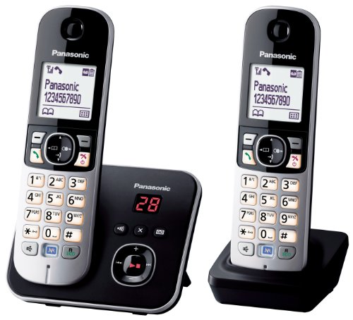 Panasonic Kx-Tg6822 - Telefono Inalambrico (Dect, 2 Unidades), Francia