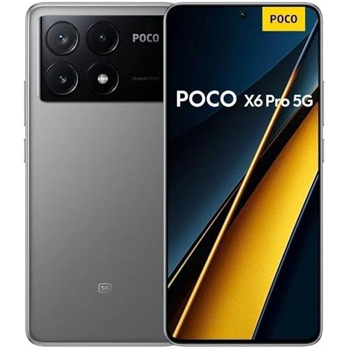 Xiaomi Poco X6 Pro 5G - Smartphone, 12+512Gb 6.67" 120Hz Fhd+ Flow Amoled Display, Mediatek Dimensity 8300-Ultra, 64Mp Ai Tripla Fotocamera, 5000Mah,