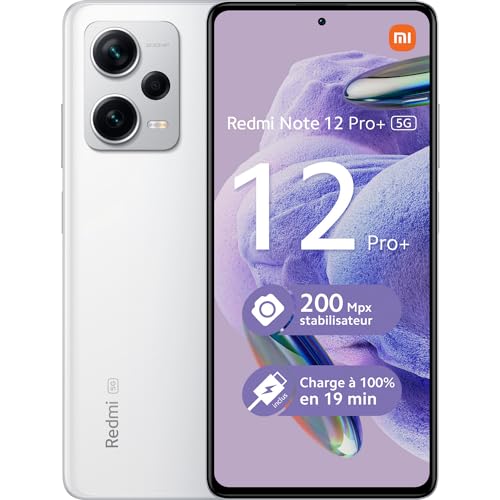 Xiaomi Redmi Note 12 Pro+ 5G 8Gb+256Gb Polar White Sbloccato Senza Branding (22101316Ug)
