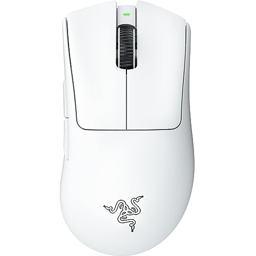 Razer Deathadder V3 Pro Mouse Leggero Per E-Sport Ergonomico Wireless (Design Leggero Da 64 Grammi, Sensore Ottico Focus Pro 30K, Interruttori Del Mou