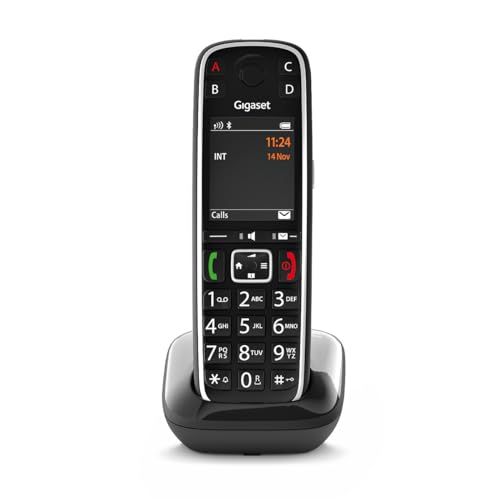 Gigaset E720 Telefono Analogico/Dect Nero Identificatore Di Chiamata E720, Telefono Analogico/Dect, Cornetta Wireless, 200 Voci, Identificatore Di Chi