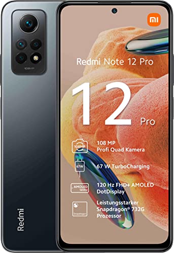 Xiaomi Redmi Note 12 Pro (Graphite Pilka) Dual Sim 6.67€Œ Amoled 1080X2400/2.2Ghz&1.8Ghz/256Gb/8Gb Ram/Android11/4G