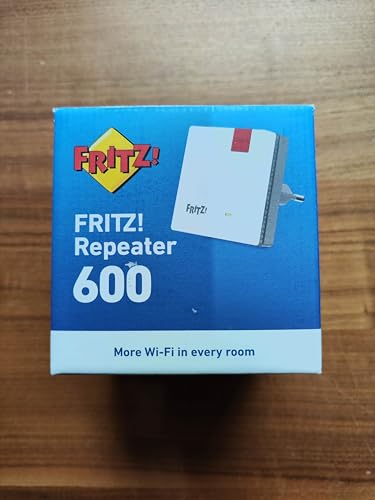 Avm Fritz!Repeater 600 (Wlan N Fino A 600 Mbit/S (2,4 Ghz), Rete Wlan, Wps, Struttura Compatta, Versione In Lingua Tedesca)