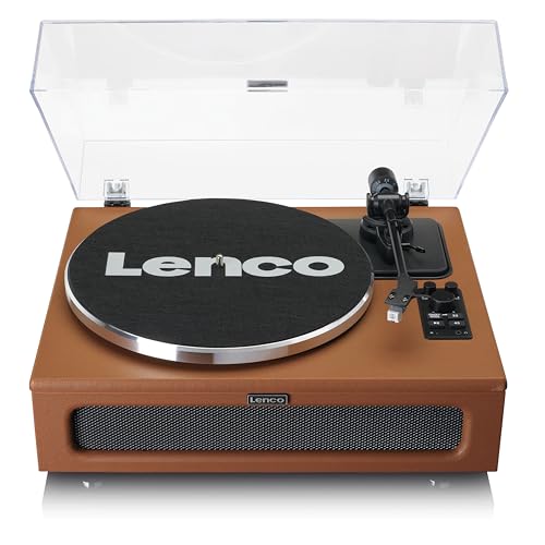 Giradischi Lenco Ls-430 - Giradischi Bluetooth - Altoparlanti Integrati 40 Watt Rms - Trasmissione A Cinghia - Controllo Del Tono - Preamplificatore -