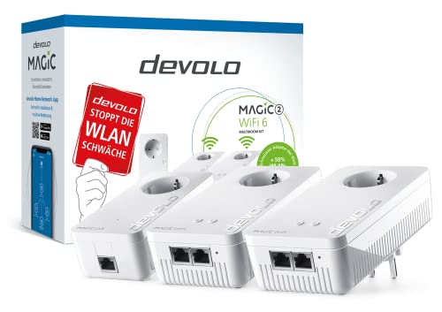 Devolo Magic 2 Powerline Wlan Multiroom Starter Kit 2400 Mbit/S
