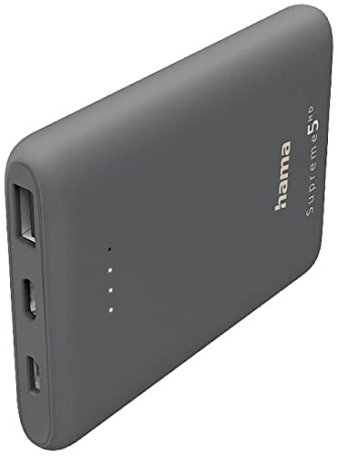 Hama - Power Bank “Supreme 5Hd”, 5000 Mah, Nero