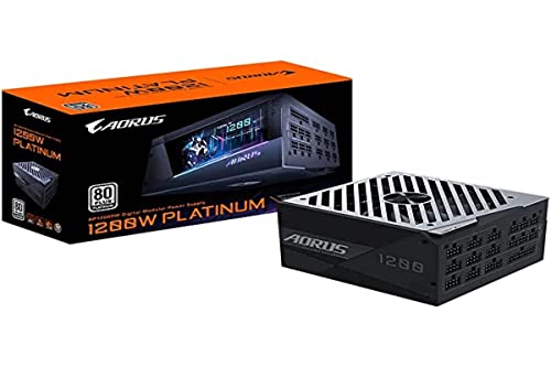 Gigabyte Aorus Gp-Ap1200Pm Power Supply Unit 1200 W 20+4 Pin Atx Atx Black