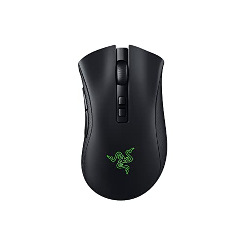 Razer Deathadder V2 Pro Mouse Da Gioco Wireless Con Comfort Ergonomico (Interruttori Ottici Di Seconda Generazione, Messa A Fuoco Ottica + Sensore 20K