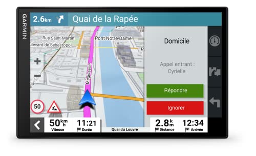 Garmin Drivesmart 86, Navigatore Satellitare Per Auto, Display 8", Mappa Europa Completa, Assistente Vocale, Ztl, Infotraffico, Prezzi Carburante, Not