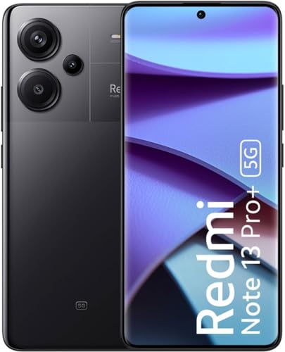 Xiaomi Redmi Note 13 Pro+ 5G Smartphone 8+256Gb, 6.67 Super Qpd, 120W Hypercharge, 2.8Ghz, Black (Eu Version)