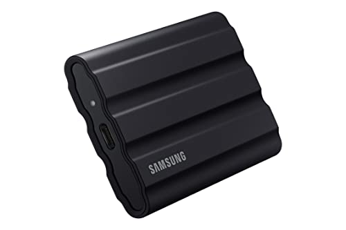 Samsung Memorie T7 Shield Mu-Pe4T0S Ssd Esterno Portatile Da 4 T, Usb 3.2 Gen 2, 10 Gbps, Nero