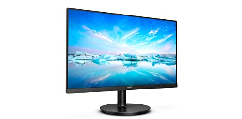 Philips 241V8La- Monitor Fhd Da 24 Pollici, Adaptivesync (1920 X 1080, 75 Hz, Vga, Hdmi, Colore: Nero