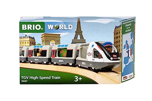 Brio World – Treno Ad Alta Velocità Tgv Trains Of The World 36087 | Treno Giocattolo. Adatto A Bambini Di Età Superiore A 3 Anni