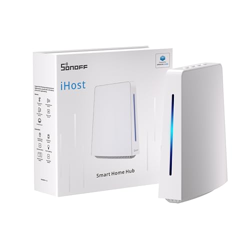 Sonoff Ihost 2G Local Smart Home Hub, Lan Zigbee 3.0 Hub Smart Gateway, Zigbee Hub, Memorizzazione Dati Locale/Controllo/Scenario, Compatibile Con I D