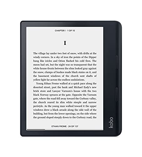 Kobo Sage | Ereader | Touchscreen Antiriflesso 8" Hd A Filo | Impermeabile | Luminosità E Temperatura Colore Regolabili | Riduzione Luce Blu | Bluetoo