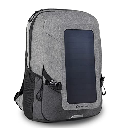 Sunnybag Explorer+ Zaino Con Pannello Solare Integrato Da 6 Watt | Impermeabile E Resistente | Con Porta Usb Per Ricaricare Cellulari, Fotocamere, Tab