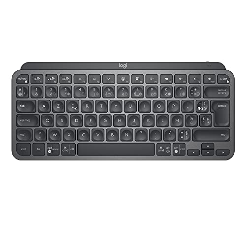 Logitech Mx Keys Mini Teclado Rf Wireless + Bluetooth ??Erty Francs Grafito