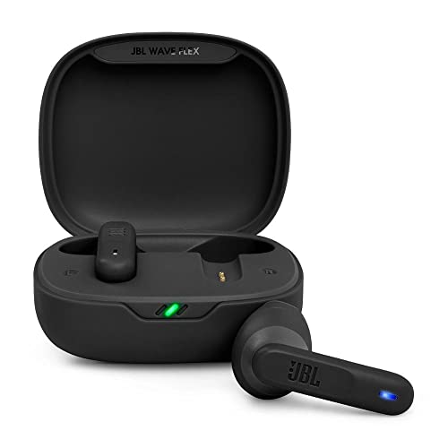 Jbl Wave Flex Auricolari Wireless In-Ear Bluetooth, Waterproof Ip54 E Antipolvere Ipx2, Deep Bass Sound, Tecnologia Talkthru E Ambientaware, Fino A 32