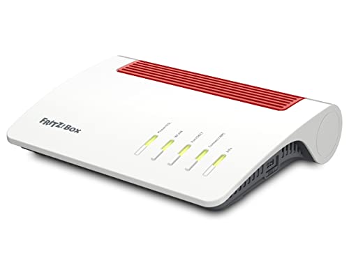 Avm Fritz!Box 7590 Ax (Router Wi-Fi 6 Con 2.400 Mbit/S (5 Ghz) E 1.200 Mbit/S (2,4 Ghz), Fino A 300 Mbit/S Con Vdsl-Ssupervectoring 35 B,Rete Wi-Fi, B